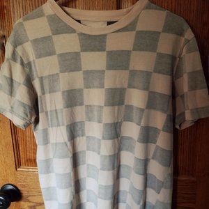 Men's Small Old Navy Checkered Short Sleeve T-shirt
